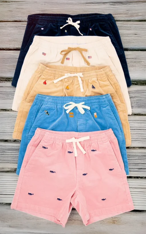 Atlantic Whale Corduroy Shorts