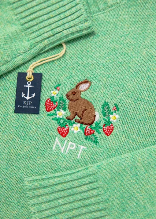Bunny Meadow Embroidered Sweater