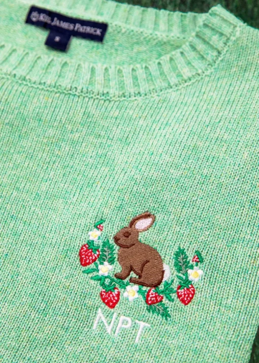 Bunny Meadow Embroidered Sweater