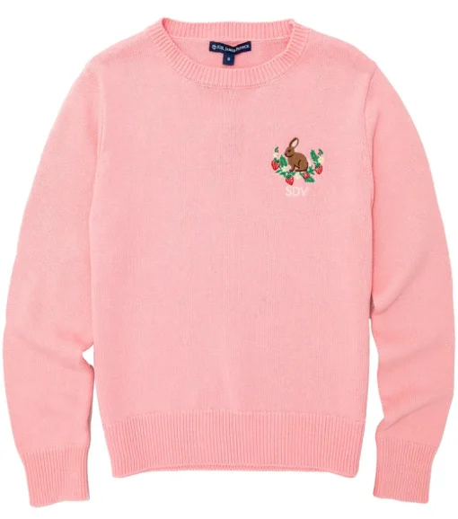 Bunny Meadow Embroidered Sweater