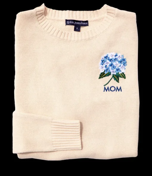 Hydrangea Monogram Sweater