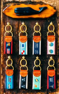 Hydrangea Bloom Key Fob