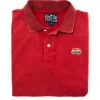 Jeep® x KJP Classic Wagoneer Pique Polo Shirt in Red