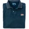 Jeep® x KJP Classic Wagoneer Pique Polo Shirt in Navy