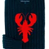 Lobster Cable Knit Sweater- Navy