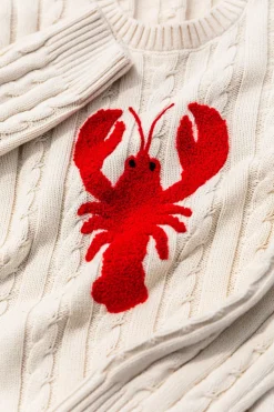 Lobster Cable Knit Sweater