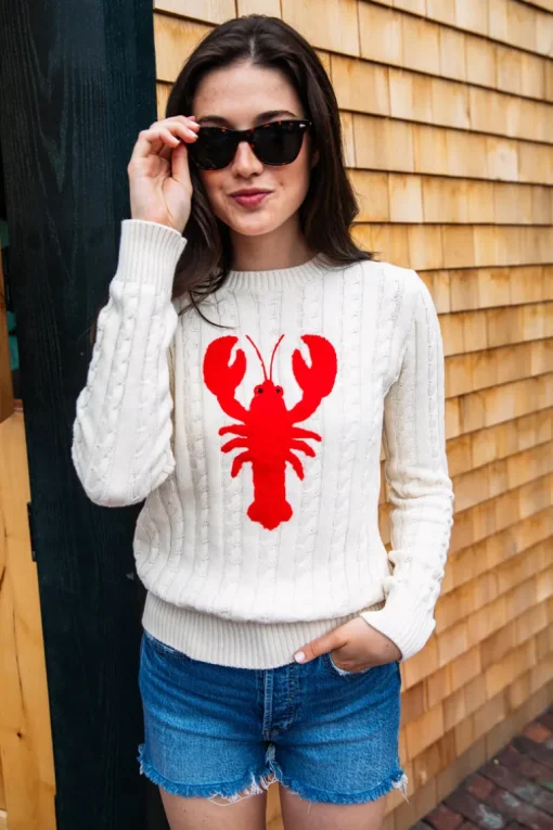 Lobster Cable Knit Sweater
