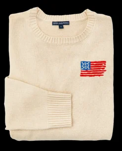 Old Glory Embroidered Sweater (Men's)