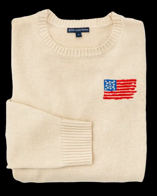 Old Glory Embroidered Sweater (Men's)