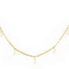 Pearl Drop Layering Necklace