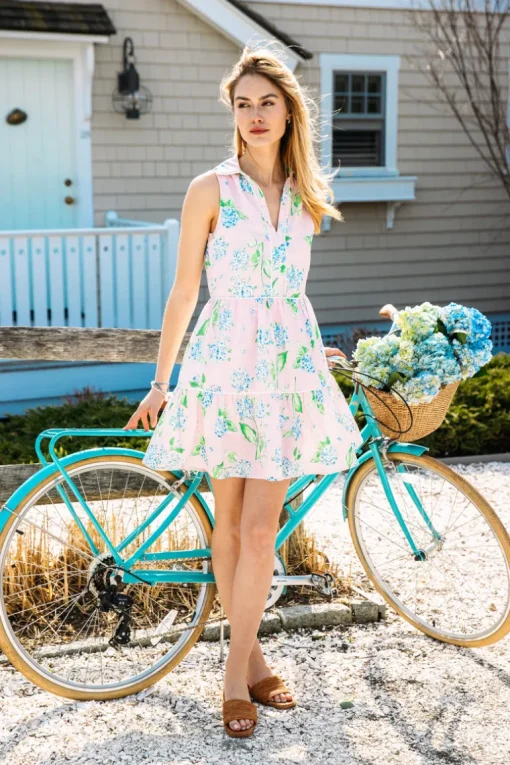 Pink Hydrangea Bloom Dress