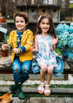 Sconset Hydrangea Kid's Dress