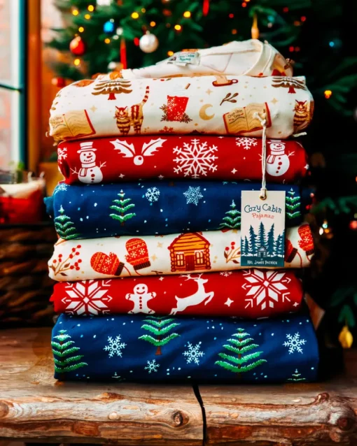 Snowy Night Kids Pajamas