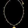 Sunflower Bead Chain Necklace
