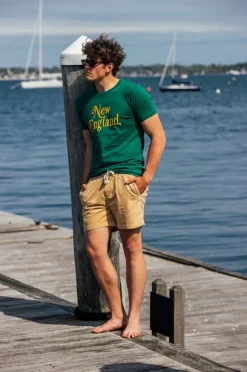 The Coastal Cord Short- Tan