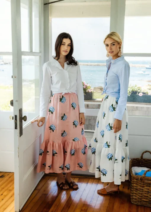The Hydrangea Skirt - White