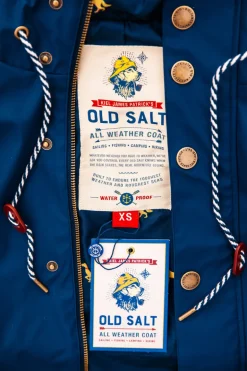 The Old Salt Navy Raincoat- Women's