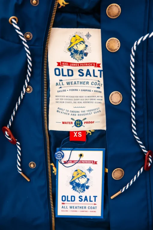 The Old Salt Navy Raincoat- Women's