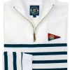 The Saltwater Striped Quarterzip- Women's