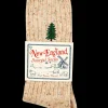 Winter Pine Donegal Sock