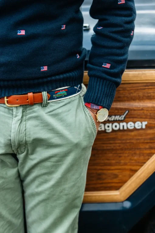 Woody Ribbon Belt